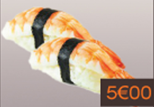48.Sushi Ebi (crevette)