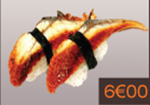 50.sushi Unagi (anguille)