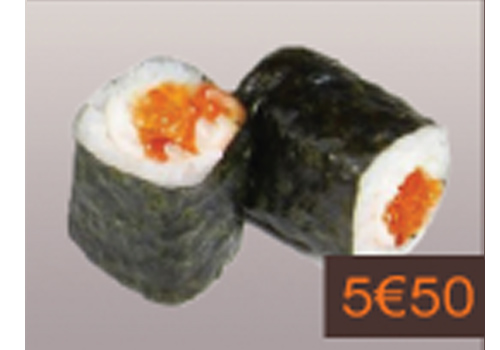 65.Ikura maki (oeufs de saumon)